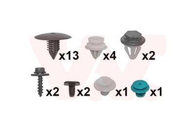 Комплект монтажный крыла Van Wezel 4380796