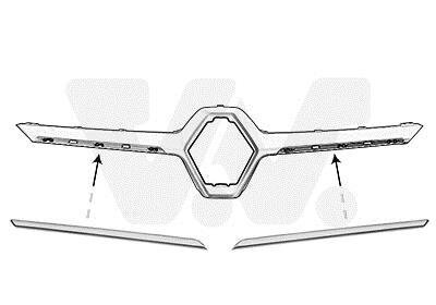 Накладки решетки, комплект Van Wezel 4382519