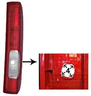 Фонарь задний правый Van Wezel 4395932