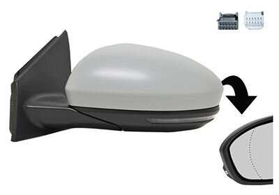 Зеркало наружное заднего вида левое Van Wezel 4407817