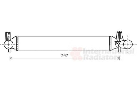 Интеркулер Van Wezel 49004042