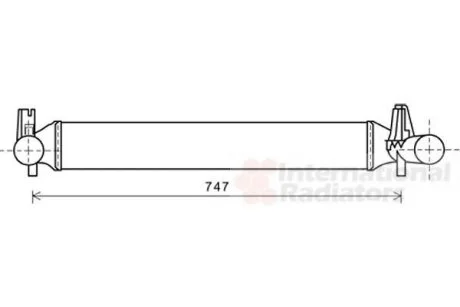 Интеркулер Van Wezel 49004042