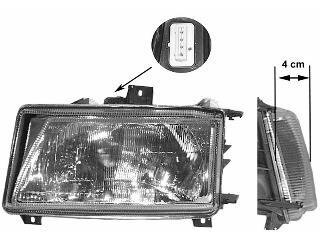 Фара основная правая Van Wezel 4912944