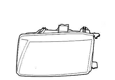 Фара основная левая Van Wezel 4913961V