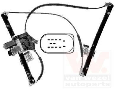 Стеклоподъемник левый Van Wezel 4914261
