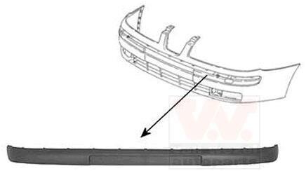 Накладка бампера переднего Van Wezel 4914580