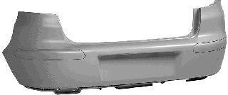 Бампер задний Van Wezel 4917544