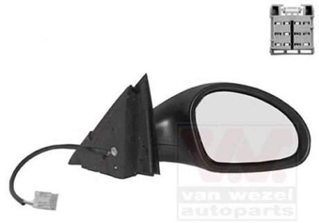 Зеркало наружное заднего вида правое Van Wezel 4917808