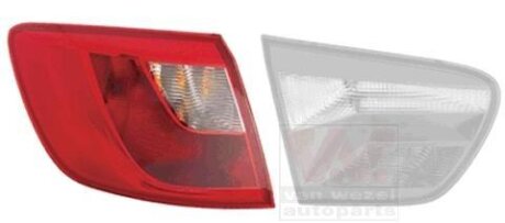 Фонарь задний внешний левый Van Wezel 4923931