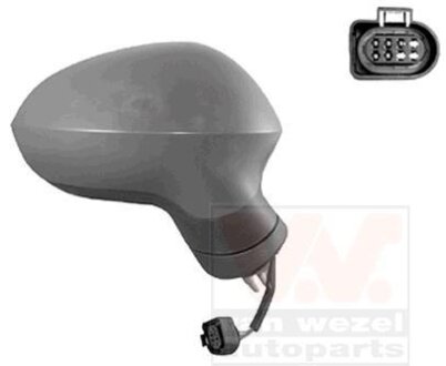 Зеркало наружное заднего вида правое Van Wezel 4940808