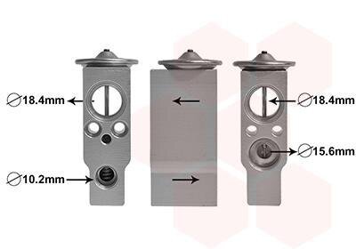 Клапан расширительный кондиционера Van Wezel 52001130