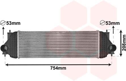 Интеркулер Van Wezel 52004134