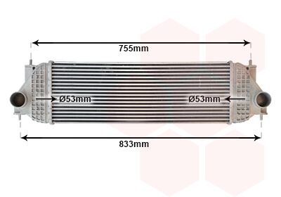 Интеркулер Van Wezel 52014134