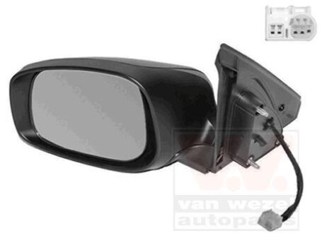 Зеркало наружное заднего вида левое Van Wezel 5222807