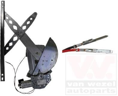 Стеклоподъемник правый Van Wezel 5235262