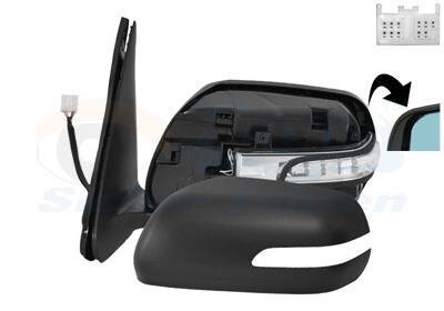 Зеркало наружное заднего вида левое Van Wezel 5250827