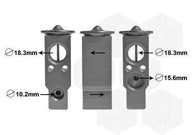 Клапан расширительный кондиционера Van Wezel 53001703