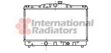 Радиатор охлаждения двигателя Van Wezel 53002115