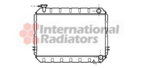 Радиатор охлаждения двигателя Van Wezel 53002217