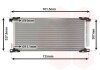 Радиатор кондиционера (Конденсатор) Van Wezel 53015704 (фото 1)