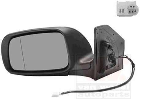 Зеркало наружное заднего вида левое Van Wezel 5307827