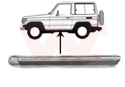 Порог левый Van Wezel 5379101