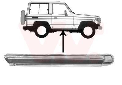 Порог правый Van Wezel 5379102