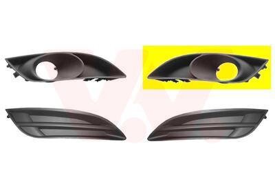 Решетка бампера переднего (заглушка) левая Van Wezel 5405591