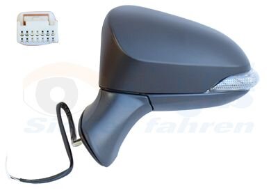 Зеркало наружное заднего вида левое Van Wezel 5422817