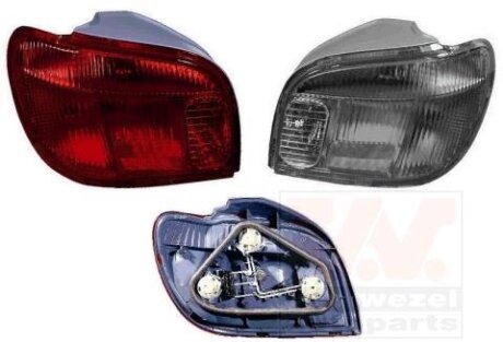 Фонарь задний левый Van Wezel 5431933