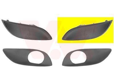 Решетка бампера переднего (заглушка) левая Van Wezel 5436591