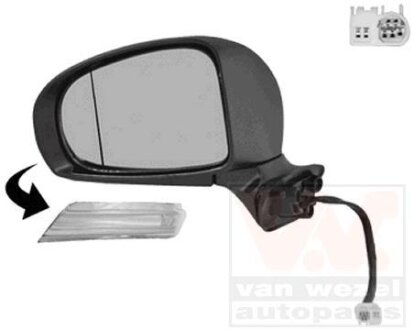 Зеркало наружное заднего вида левое Van Wezel 5467807