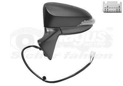 Зеркало наружное заднего вида левое Van Wezel 5493807