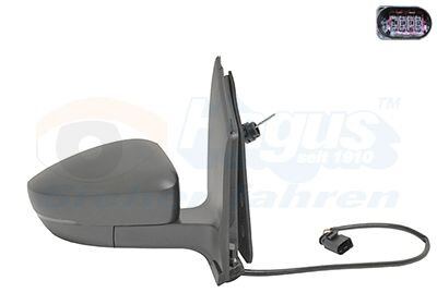 Зеркало наружное заднего вида правое Van Wezel 5702804