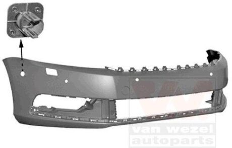 Бампер передний Van Wezel 5740578