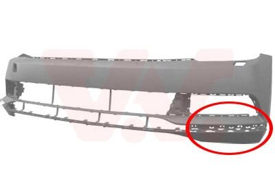 Бампер передний Van Wezel 5742578