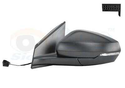 Зеркало наружное заднего вида левое Van Wezel 5751803