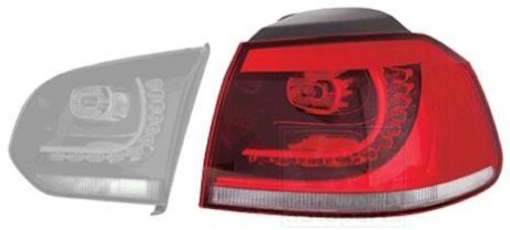 Фонарь задний внешний правый Van Wezel 5765932 (фото 1)