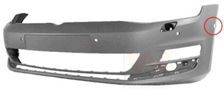 Бампер передний Van Wezel 5766577