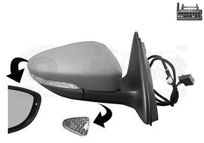 Зеркало наружное заднего вида правое Van Wezel 5772818 (фото 1)