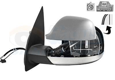 Зеркало наружное заднего вида левое Van Wezel 5786807