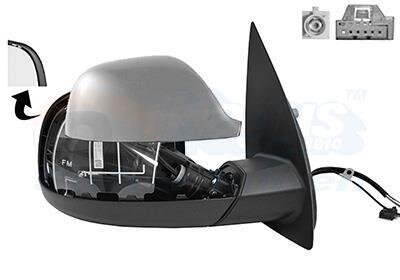 Зеркало наружное заднего вида правое Van Wezel 5786818