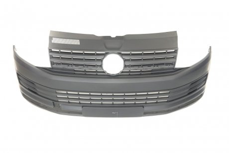 Бампер (передній) VW T6 2.0 TDI 15- (з отворами для буксирувального гака/парктроніка) Van Wezel 5791570