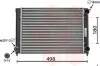 Радіатор охолодження VW Golf I/II 77- (305x430x35) Van Wezel 58002040 (фото 4)