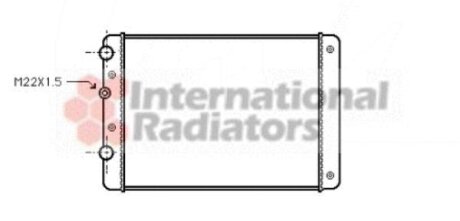 Радиатор охлаждения двигателя Van Wezel 58002130