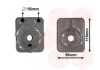 Радіатор масляний VW Caddy III 2.0 TDI 07-10/T4 3.2 V6 03-09 (теплообмінник) Van Wezel 58003093 (фото 2)