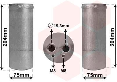 Осушитель кондиционера Van Wezel 5800D053