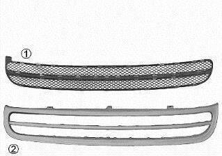 Решетка бампера переднего Van Wezel 5803490