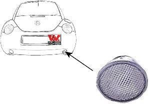 Фонарь заднего хода правый Van Wezel 5803940