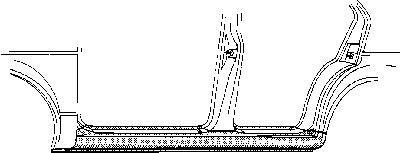 Порог левый Van Wezel 5811.01